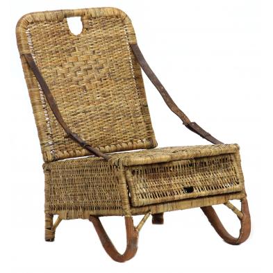 vintage-portable-wicker-canoe-seat