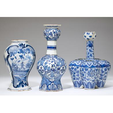 three-delft-faience-vases-18th-century