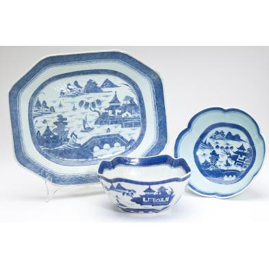 three-pieces-chinese-export-canton-porcelain