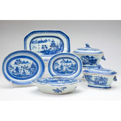 chinese-canton-platters-and-serving-dishes