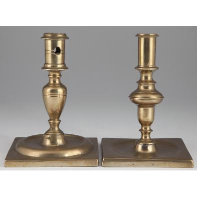 two-continental-turned-brass-candlesticks