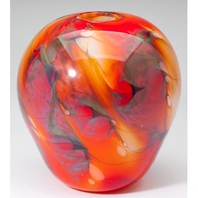 ken-ipsen-va-1933-2012-art-glass-vase