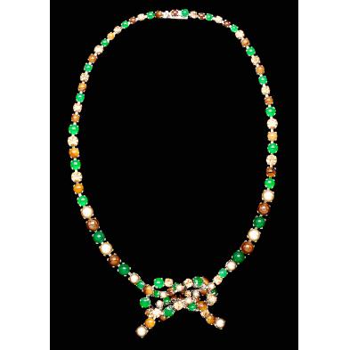 multi-stone-choker-necklace-christian-dior