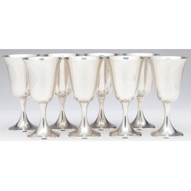 set-of-eight-sterling-silver-goblets-by-gorham