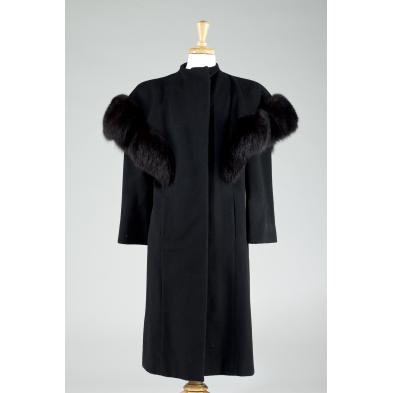 vintage-black-wool-ladies-coat-pauline-trigere