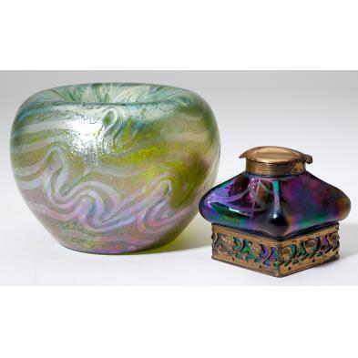 att-loetz-glass-bowl-and-inkwell