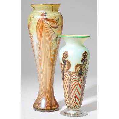 two-vandermark-swirled-feather-vases