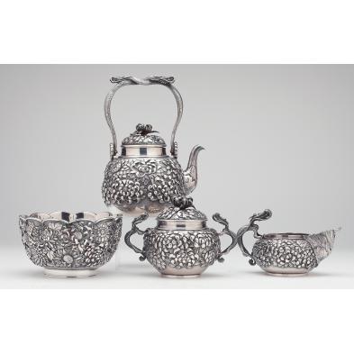 japanese-silver-tea-service