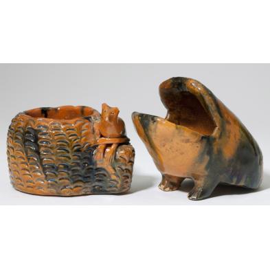 nc-pottery-two-whimsical-animals