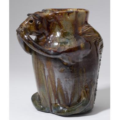nc-pottery-figural-pitcher