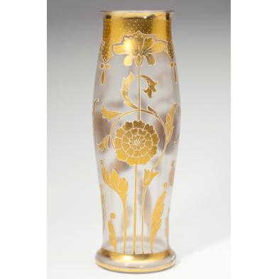att-fritz-heckert-art-nouveau-glass-vase