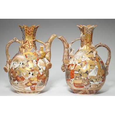 pair-of-japanese-satsuma-ewers-meiji-period