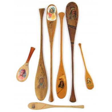 seven-souvenir-canoe-paddles