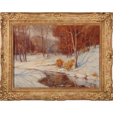 n-grossman-am-20th-c-snowy-landscape