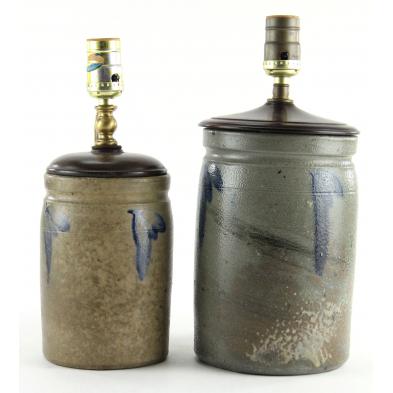 two-stoneware-jars-as-table-lamps