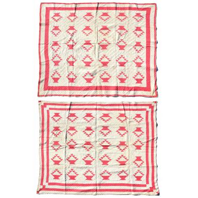 pair-of-basket-pattern-quilts