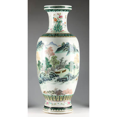 chinese-porcelain-famille-verte-floor-vase
