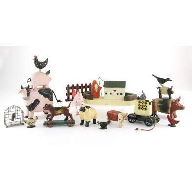 group-of-folky-miniature-animals
