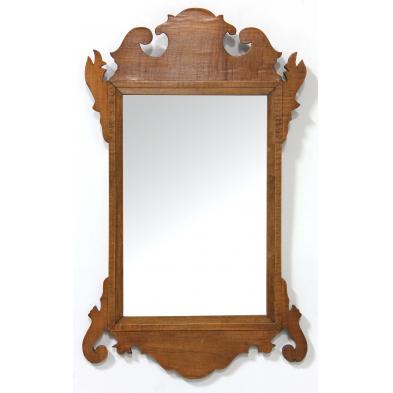 american-chippendale-tiger-maple-wall-mirror