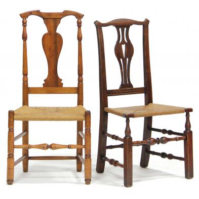 two-american-chippendale-side-chairs