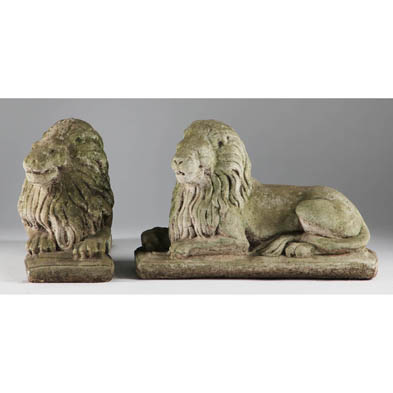 pair-of-vintage-cast-stone-lions