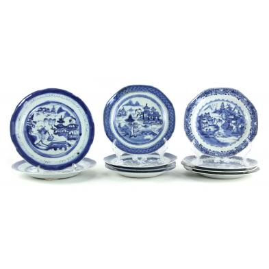 group-of-chinese-canton-plates