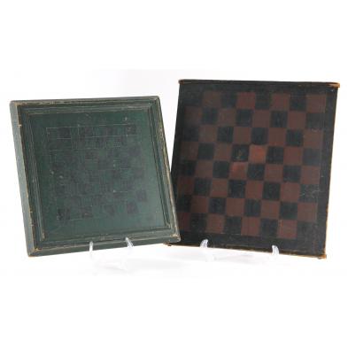 two-american-painted-checker-boards