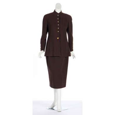brown-wool-skirt-suit-chanel