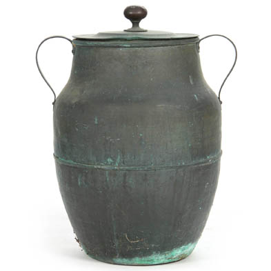 large-antique-copper-jar