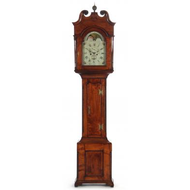bucks-county-pa-chippendale-tall-case-clock