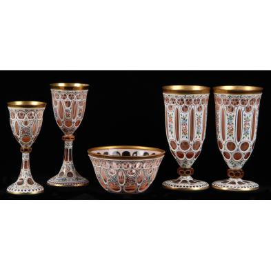 group-of-bohemian-glassware