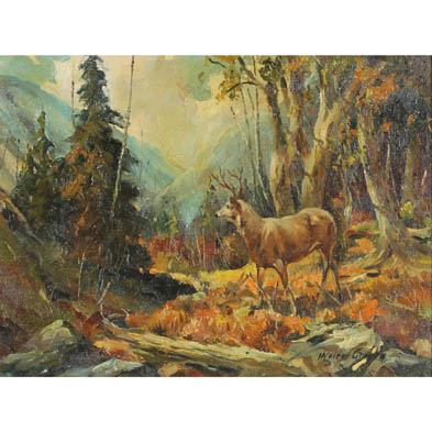 walter-graham-wa-1903-2000-stag-in-the-forest