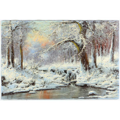 laszlo-neogrady-hun-1896-1962-snowy-brook