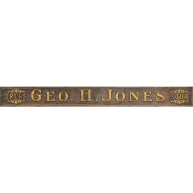 large-antique-geo-h-jones-trade-sign