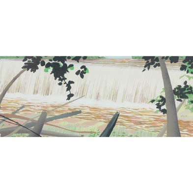 maud-gatewood-nc-1934-2004-waterfall