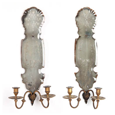 pair-of-antique-mirrored-glass-wall-sconces