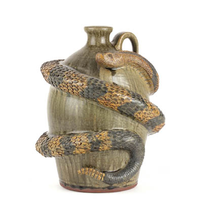 southern-folk-pottery-snake-jug