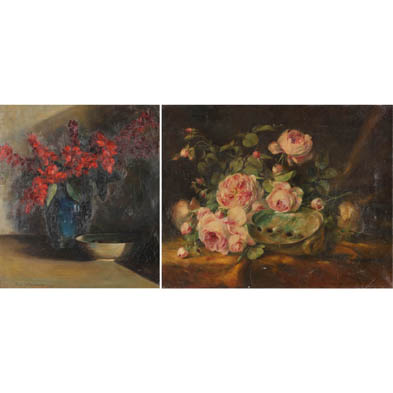 two-american-school-still-life-paintings