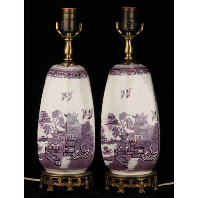 pair-of-chinoiserie-purple-transferware-lamps