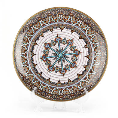 chinese-cloisonne-charger-for-the-arabian-market