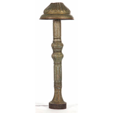 antique-islamic-pierced-brass-floor-lamp