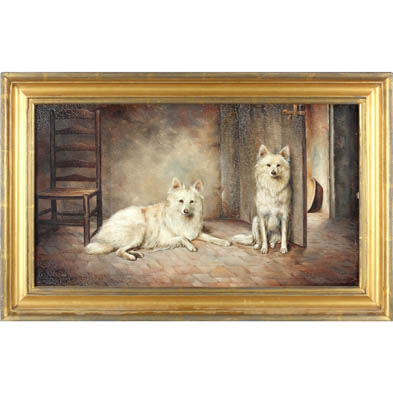 american-school-19th-century-two-white-dogs