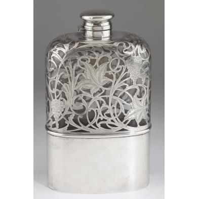 large-sterling-silver-overlay-flask