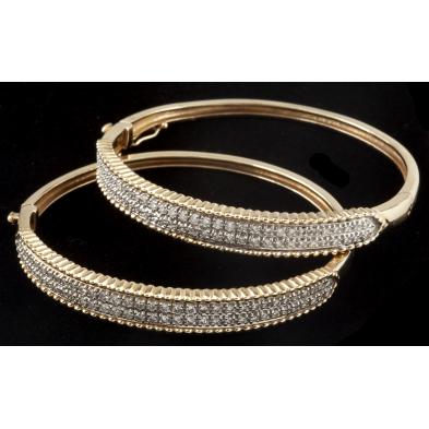 pair-of-diamond-bangles