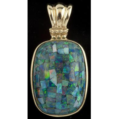 black-opal-mosaic-pendant