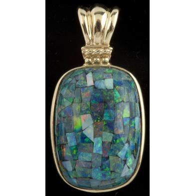 black-opal-mosaic-pendant