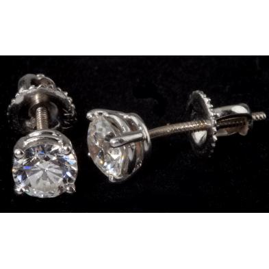 pair-of-diamond-stud-earrings