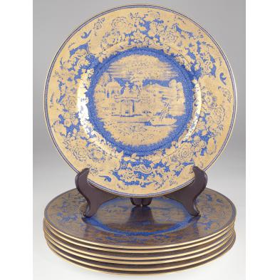 set-of-seven-wedgwood-powder-blue-lustre-plates