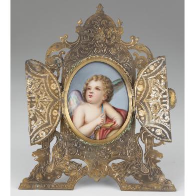 porcelain-plaque-in-tabernacle-frame