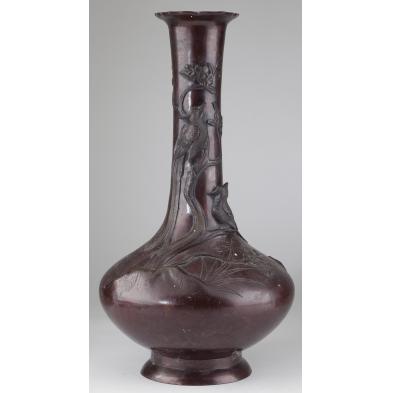 japanese-chocolate-bronze-vase